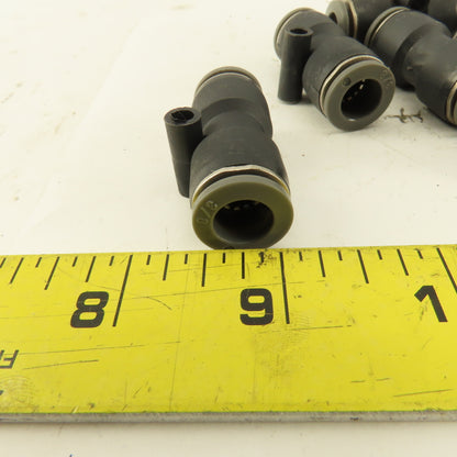 3/8" Tube x 3/8" Tube Nylon Union Fitting Lot of 13