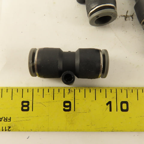3/8" Tube x 3/8" Tube Nylon Union Fitting Lot of 13