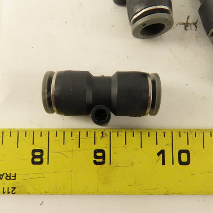 3/8" Tube x 3/8" Tube Nylon Union Fitting Lot of 13