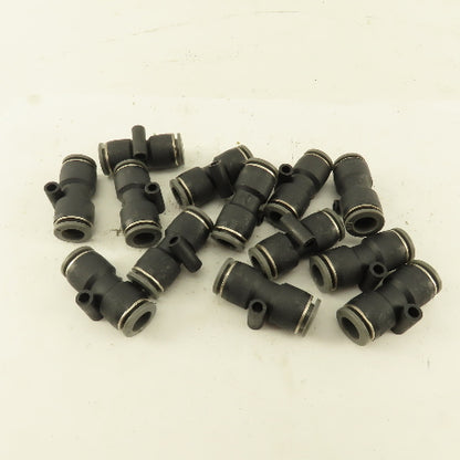 3/8" Tube x 3/8" Tube Nylon Union Fitting Lot of 13