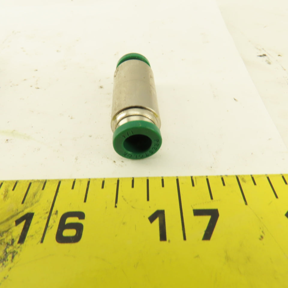 1/4" Tube X 1/4" Tube Brass Union Fitting Lot of 10
