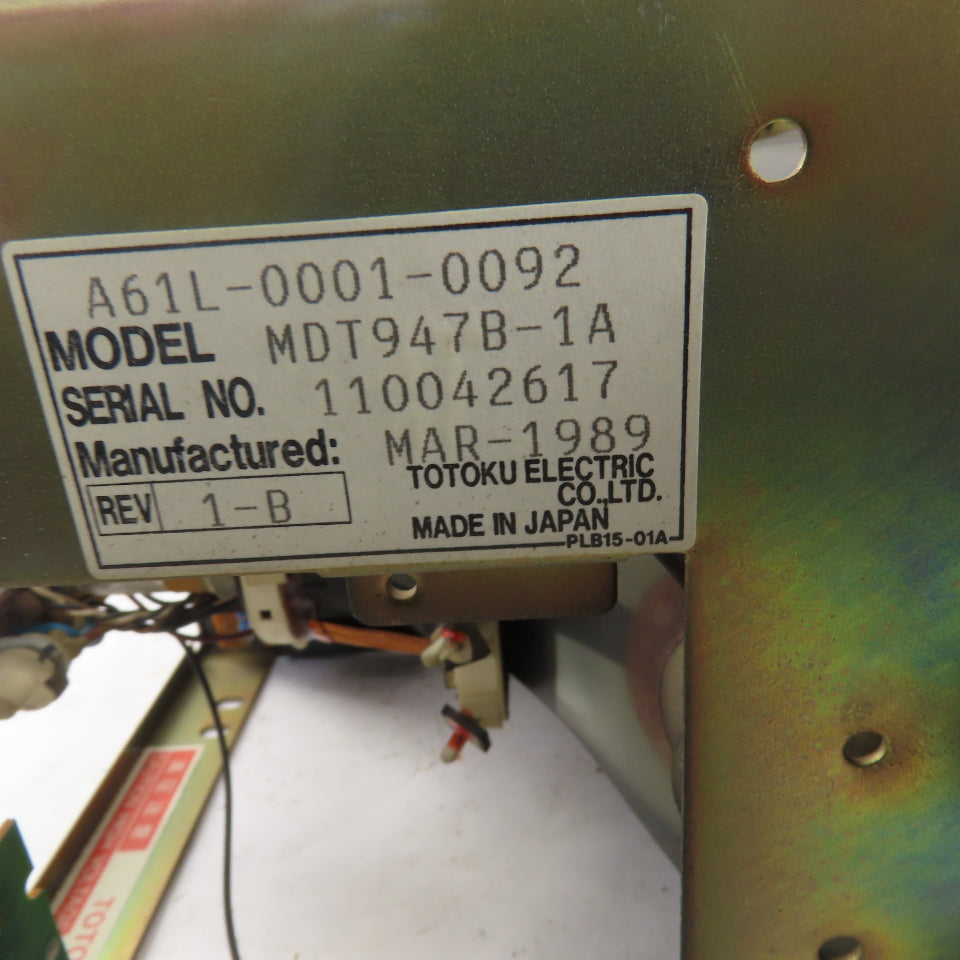Fanuc A02B-0094-C021 CRT/MDI Computer HMI Operator Controls Keyboard