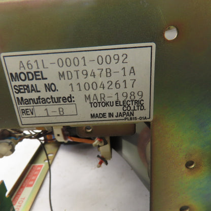 Fanuc A02B-0094-C021 CRT/MDI Computer HMI Operator Controls Keyboard
