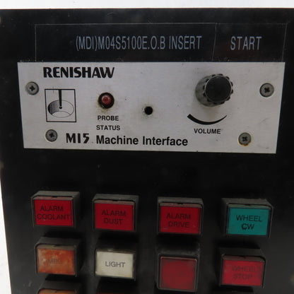Renishaw M15 Machine Interface Operator Button Assembly Panel