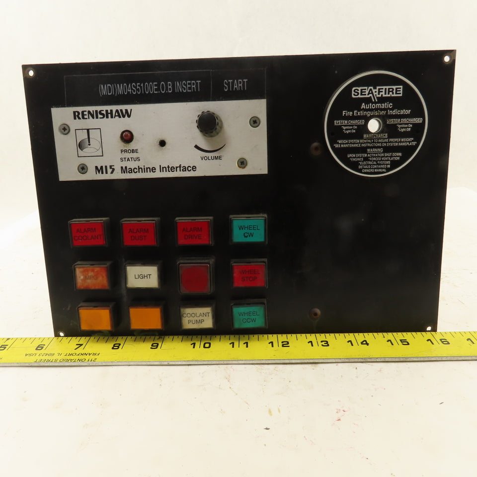 Renishaw M15 Machine Interface Operator Button Assembly Panel