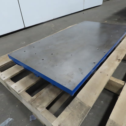 36" x 18" Cast Iron Webbed Layout Assembly Surface Table Top 1" Thick