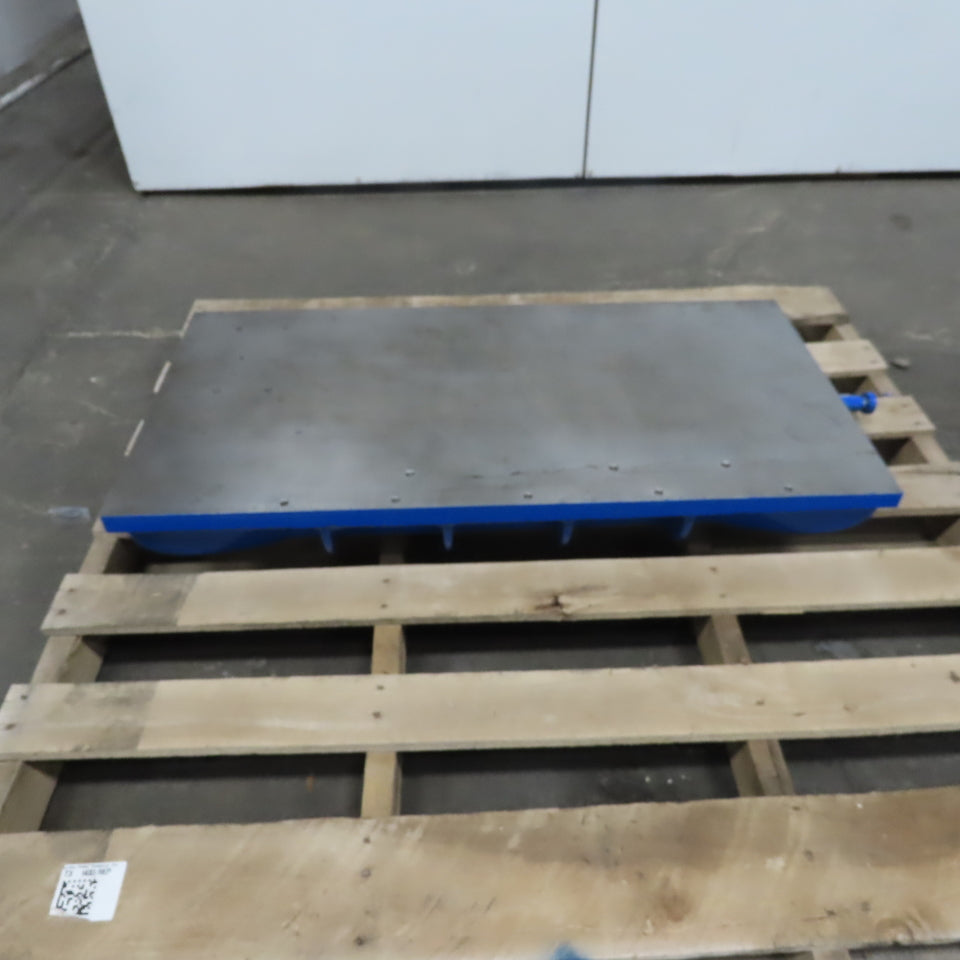 36" x 18" Cast Iron Webbed Layout Assembly Surface Table Top 1" Thick