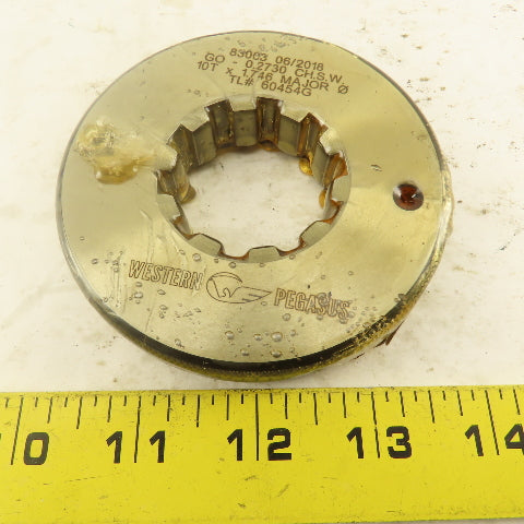 Western Pegasus 10T x 1.746" OD Spline Gear GO Ring Gauge 0.2730" Tol.