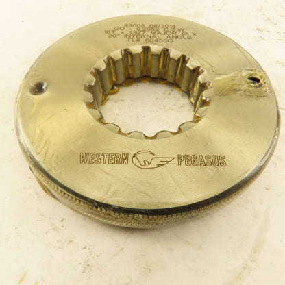 Western Pegasus 16T x 1.877" OD 29? Spline Gear GO Ring Gauge 0.2730" Tol.