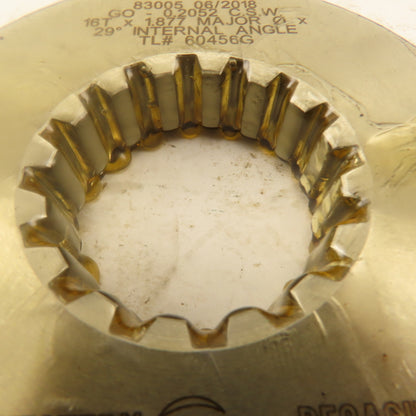 Western Pegasus 16T x 1.877" OD 29? Spline Gear GO Ring Gauge 0.2730" Tol.