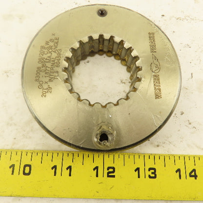 Western Pegasus 20T x 1.877" OD 29? Spline Gear GO Ring Gauge 0.1692 Tol.