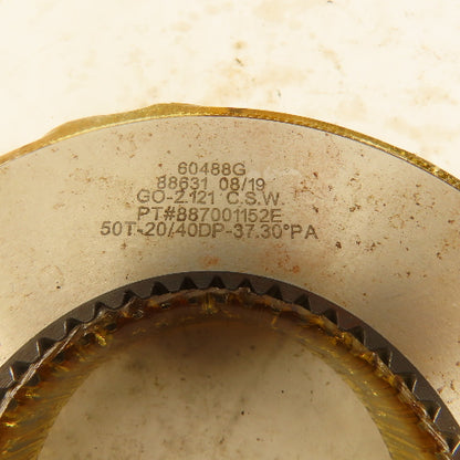 Western Pegasus 50T 20/40 DP 37.30? PA Spline Gear GO Ring Gauge 2.121 CSW
