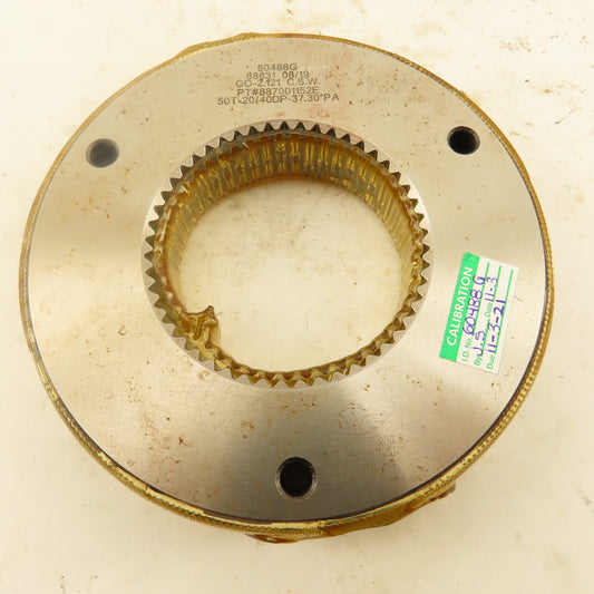 Western Pegasus 50T 20/40 DP 37.30? PA Spline Gear GO Ring Gauge 2.121 CSW