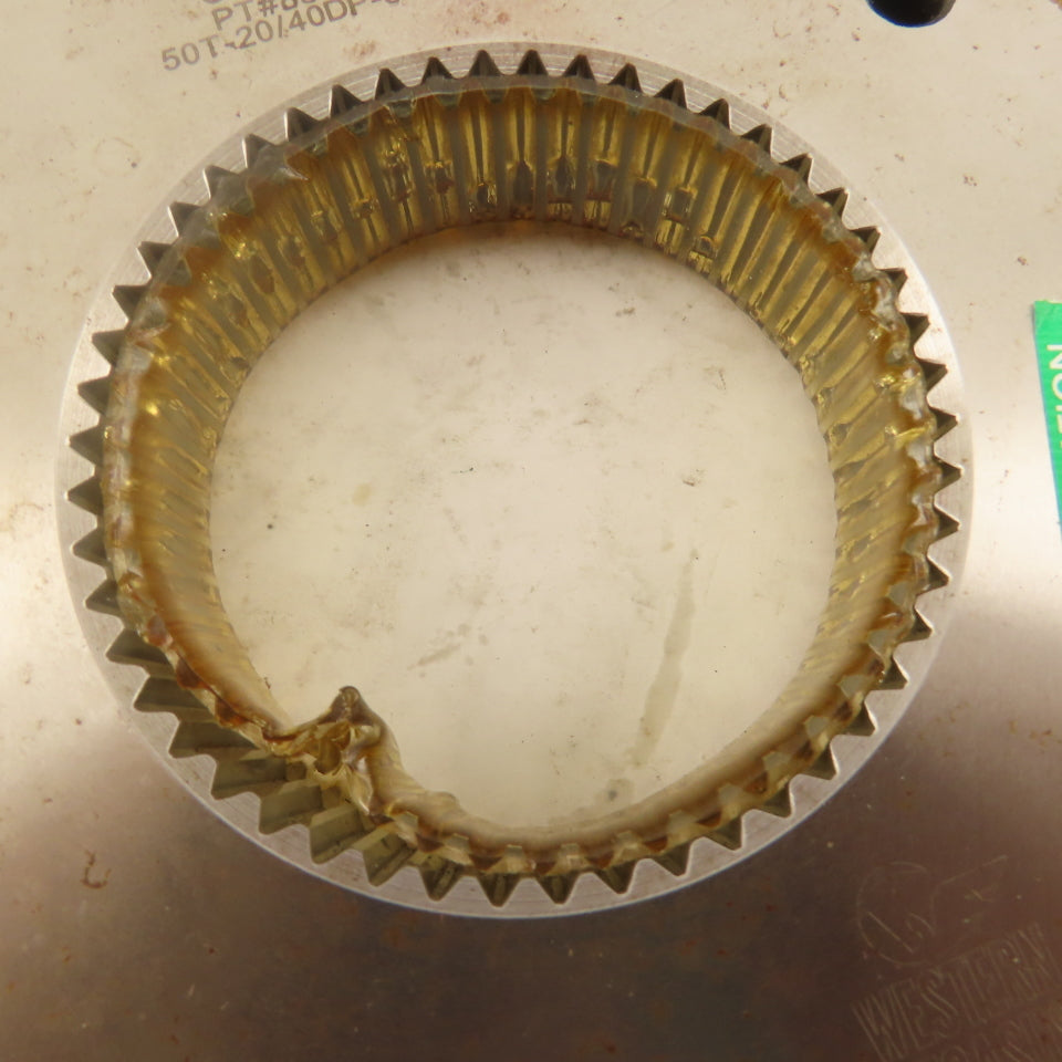 Western Pegasus 50T 20/40 DP 37.30? PA Spline Gear GO Ring Gauge 2.121 CSW