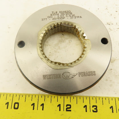 Western Pegasus 37T 20/40 DP 37.50? PA Spline Gear GO Ring Gauge 2.121 CSW