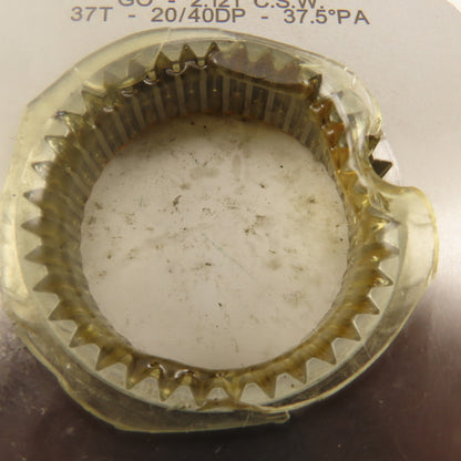 Western Pegasus 37T 20/40 DP 37.50? PA Spline Gear GO Ring Gauge 2.121 CSW