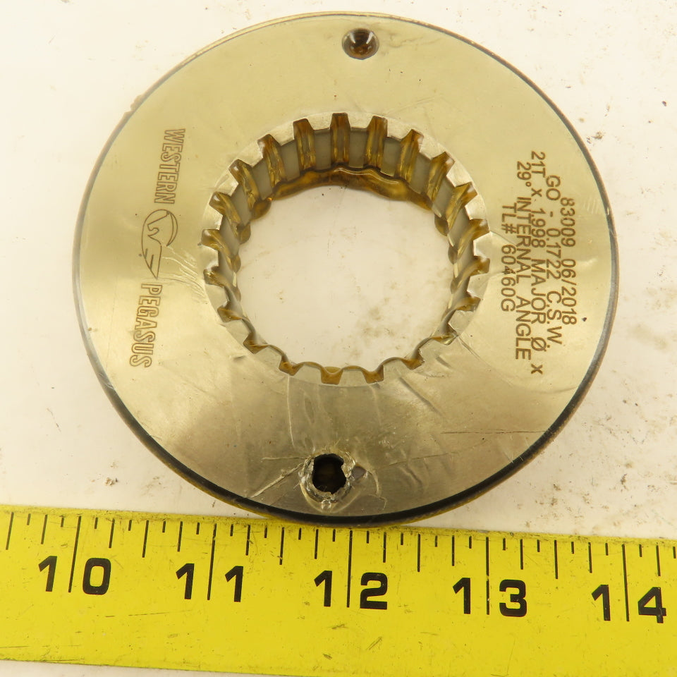 Western Pegasus 21T 1.998 OD 29? Spline Gear GO Ring Gauge 0.1722 CSW