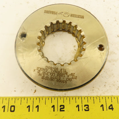 Western Pegasus 21T 1.998 OD 29? Spline Gear GO Ring Gauge 0.1722 CSW