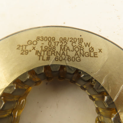 Western Pegasus 21T 1.998 OD 29? Spline Gear GO Ring Gauge 0.1722 CSW