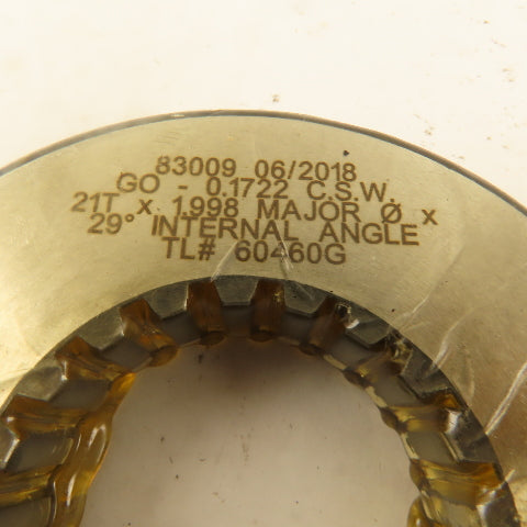 Western Pegasus 21T 1.998 OD 29? Spline Gear GO Ring Gauge 0.1722 CSW