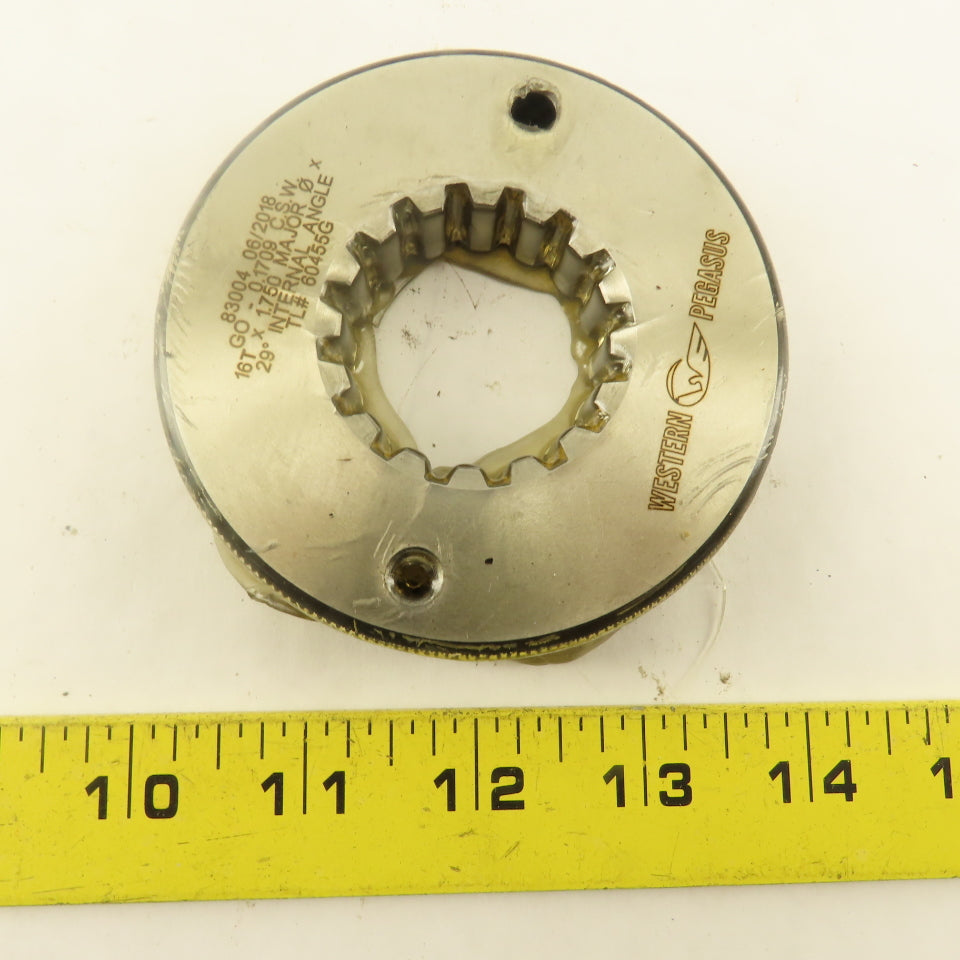 Western Pegasus 16T 1.750 OD 29? PA Spline Gear GO Ring Gauge 0.1709 CSW