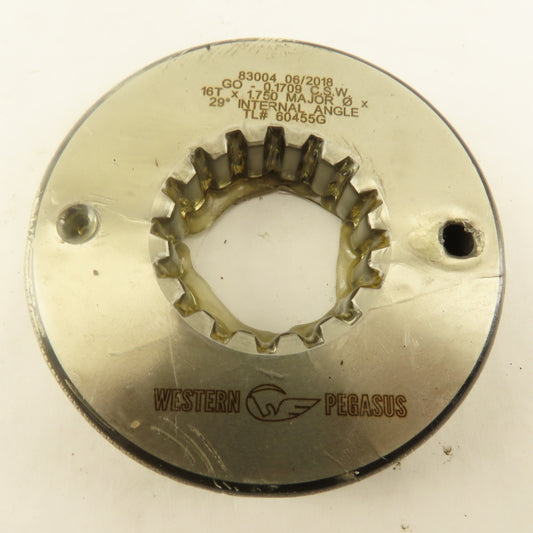 Western Pegasus 16T 1.750 OD 29? PA Spline Gear GO Ring Gauge 0.1709 CSW