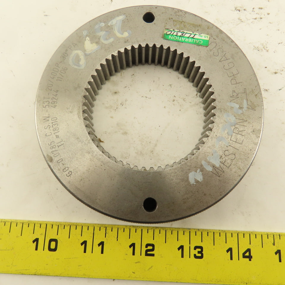Western Pegasus 53T 20/40 DP 30? PA Spline Gear GO Ring Gauge 0.0785 CSW