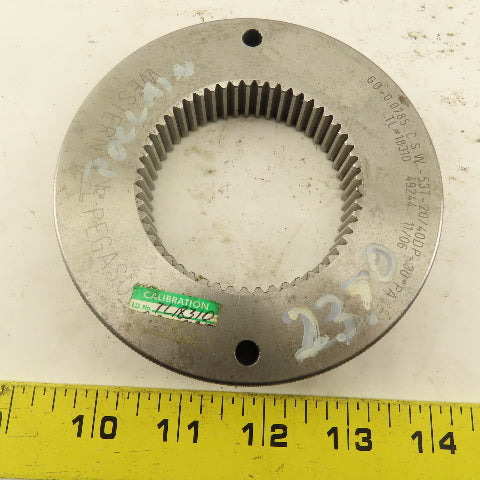 Western Pegasus 53T 20/40 DP 30? PA Spline Gear GO Ring Gauge 0.0785 CSW