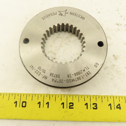 Western Pegasus 28T-1.667 MOD 20? PA Spline Gear GO Ring Gauge 0.0785 CSW