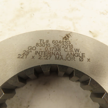 Western Pegasus 22T-2.127 MOD 29? Spline Gear GO Ring Gauge 0.1738 CSW
