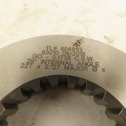 Western Pegasus 22T-2.127 MOD 29? Spline Gear GO Ring Gauge 0.1738 CSW