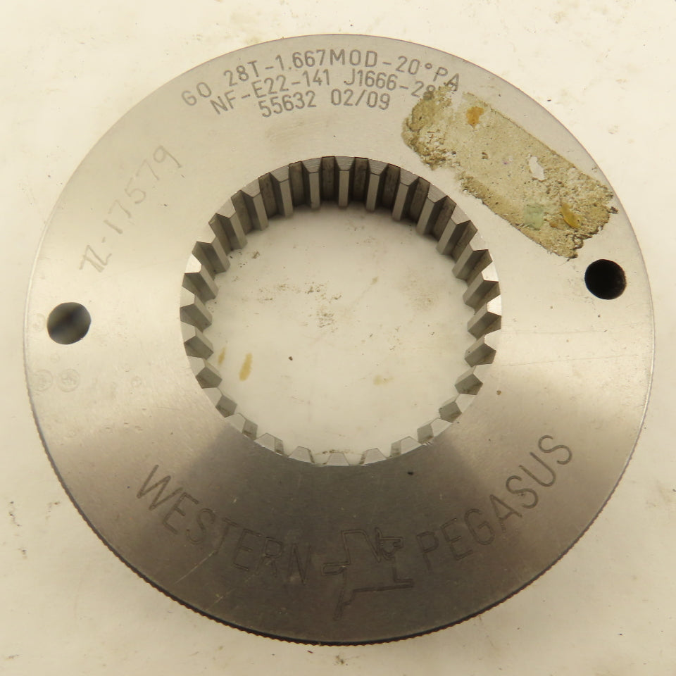 Western Pegasus 28T-1.667 MOD 20? Spline Gear GO Ring Gauge 0.1738 CSW