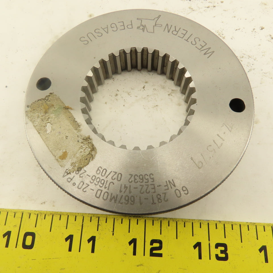Western Pegasus 28T-1.667 MOD 20? Spline Gear GO Ring Gauge 0.1738 CSW