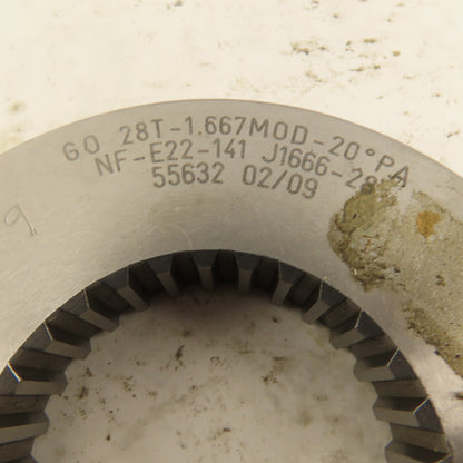 Western Pegasus 28T-1.667 MOD 20? Spline Gear GO Ring Gauge 0.1738 CSW