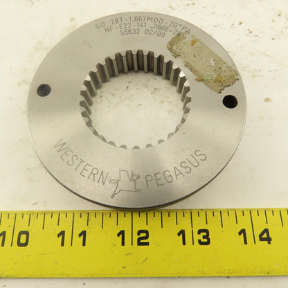 Western Pegasus 28T-1.667 MOD 20? Spline Gear GO Ring Gauge 0.1738 CSW