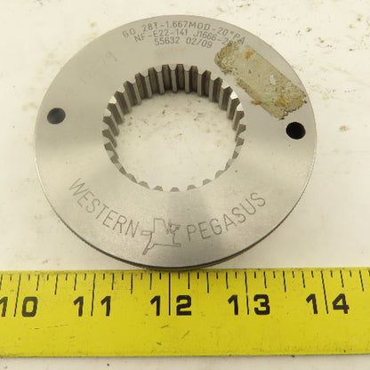 Western Pegasus 28T-1.667 MOD 20? Spline Gear GO Ring Gauge 0.1738 CSW