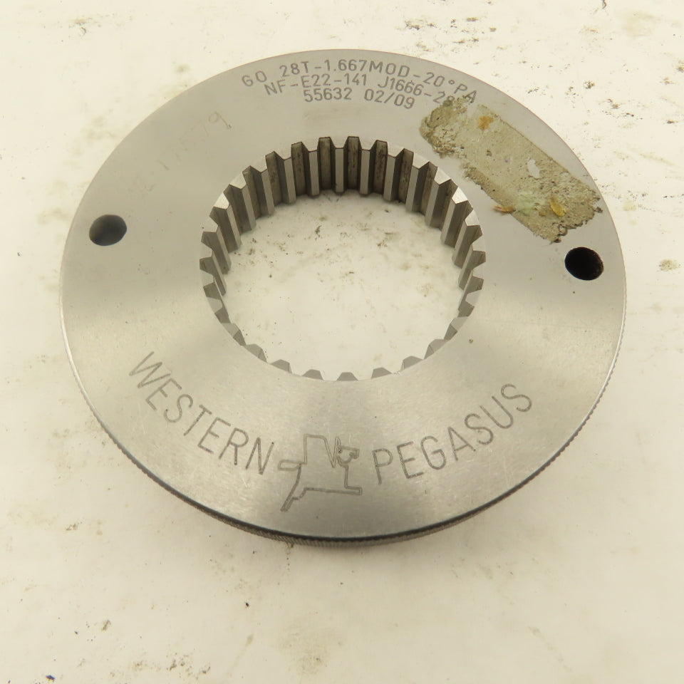 Western Pegasus 28T-1.667 MOD 20? Spline Gear GO Ring Gauge 0.1738 CSW
