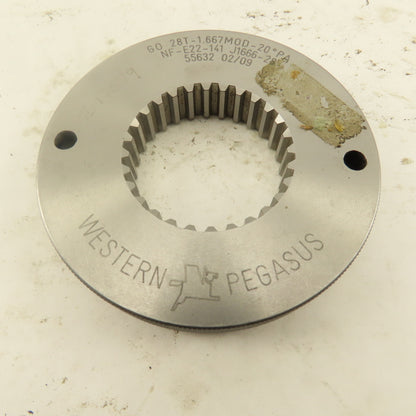 Western Pegasus 28T-1.667 MOD 20? Spline Gear GO Ring Gauge 0.1738 CSW