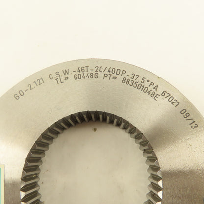 Western Pegasus 46T 20/40 DP 37.5? PA Spline Gear GO Ring Gauge 0.0785 CSW