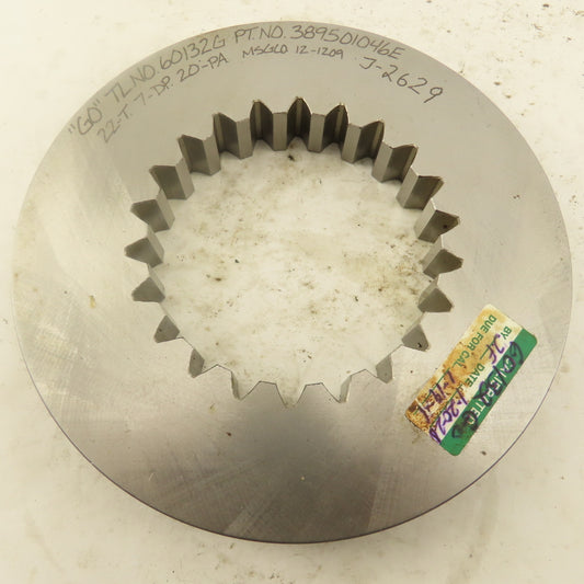 22T 7 DP 20? PA Spline Gear GO Ring Gauge