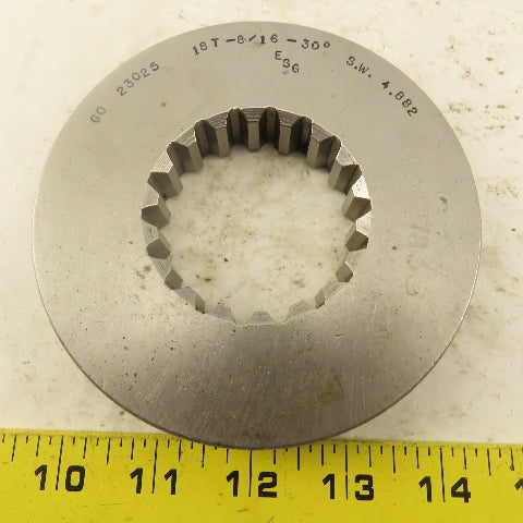 18T 8/16 DP 30?PA SW 4.882 GO Ring Gauge