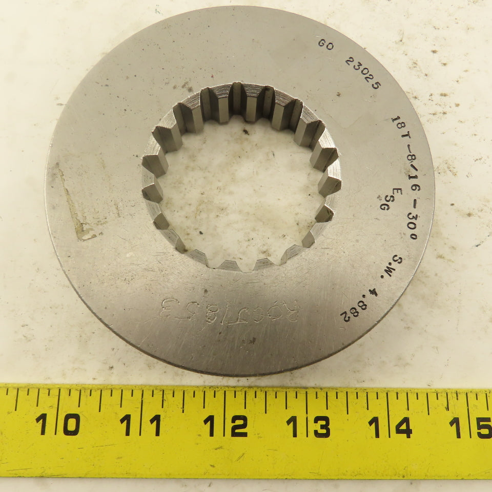 18T 8/16 DP 30?PA SW 4.882 GO Ring Gauge