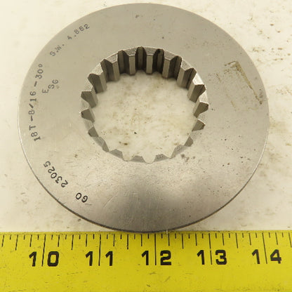 18T 8/16 DP 30?PA SW 4.882 GO Ring Gauge