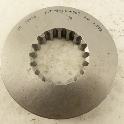 18T 8/16 DP 30?PA SW 4.882 GO Ring Gauge