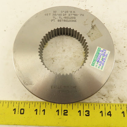 Eagle Spline 45T 20/40DP 37° 30'PS 0°25'RH GO Ring Gauge