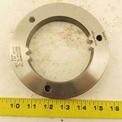 Invo Spline Inc. 26T 7DP 20° PA NO GO Involute Spline Ring Gauge