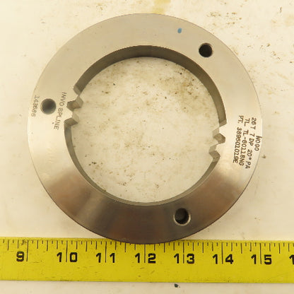 Invo Spline Inc. 26T 7DP 20° PA NO GO Involute Spline Ring Gauge