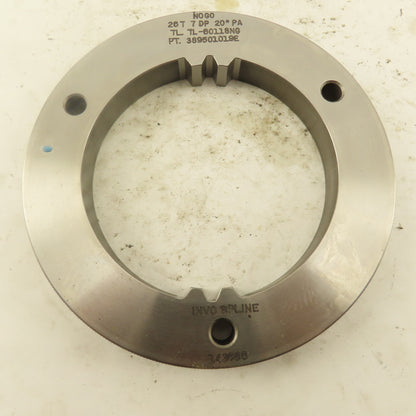 Invo Spline Inc. 26T 7DP 20° PA NO GO Involute Spline Ring Gauge