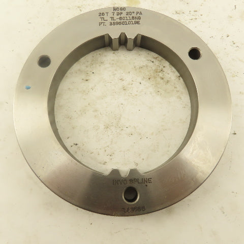 Invo Spline Inc. 26T 7DP 20° PA NO GO Involute Spline Ring Gauge