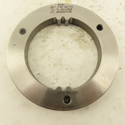 Invo Spline Inc. 26T 7DP 20° PA NO GO Involute Spline Ring Gauge